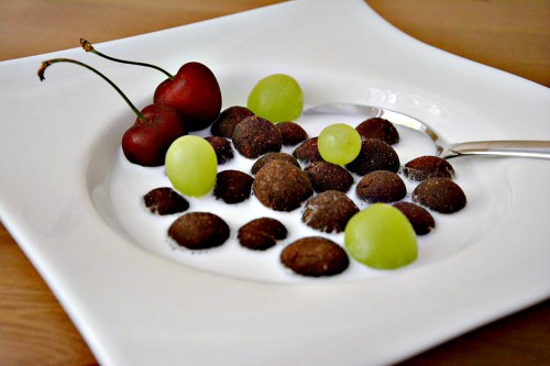 Paleo csokis reggeliző bogyó